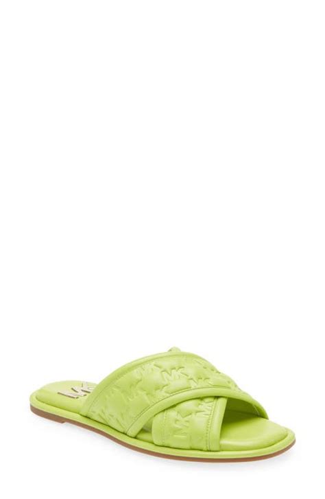 michael kors bright limeade|Michael Kors Clara Sandals Bright Limeade 7 M .